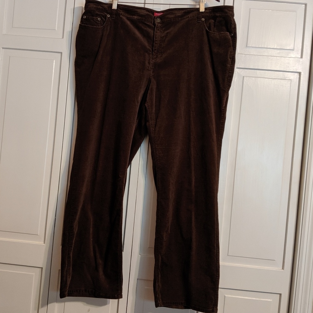 Brown Charter Club Corduroy Pants